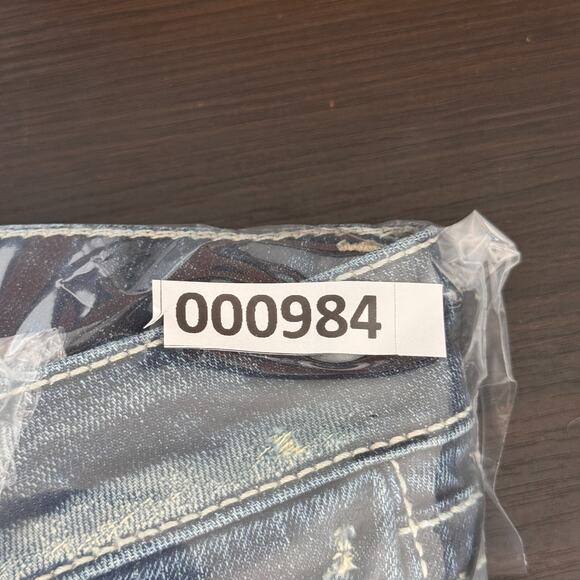 Rawkn Y2K Jeans Womens 29 Skull Studded Low Rise Skater Key Closet Vintage NEW - Picture 14 of 14